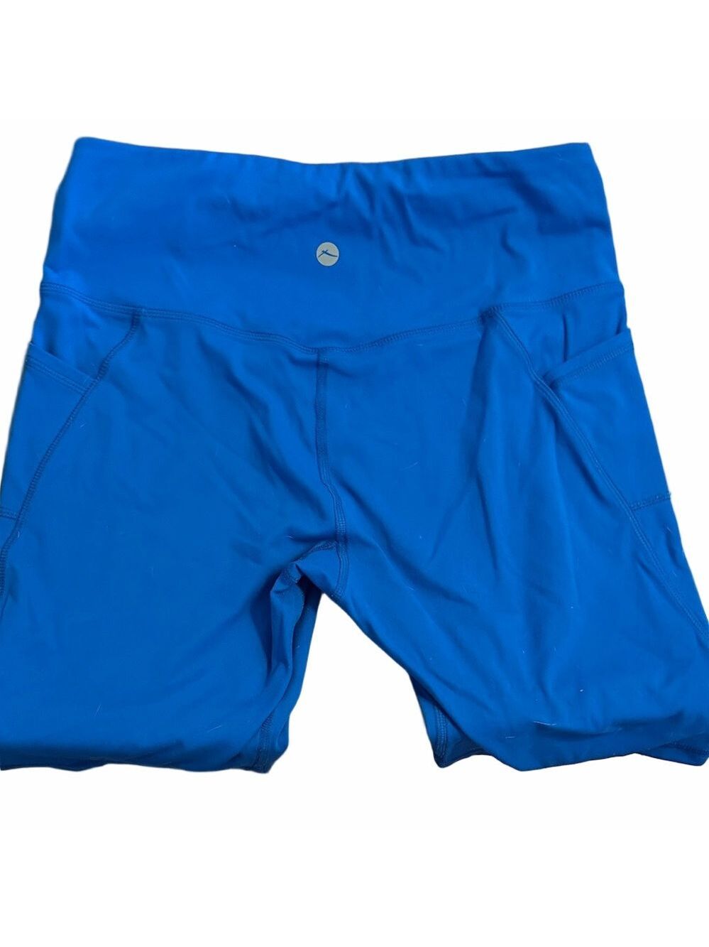 Women's Blue Athletic Shorts - Picture 4 of 6